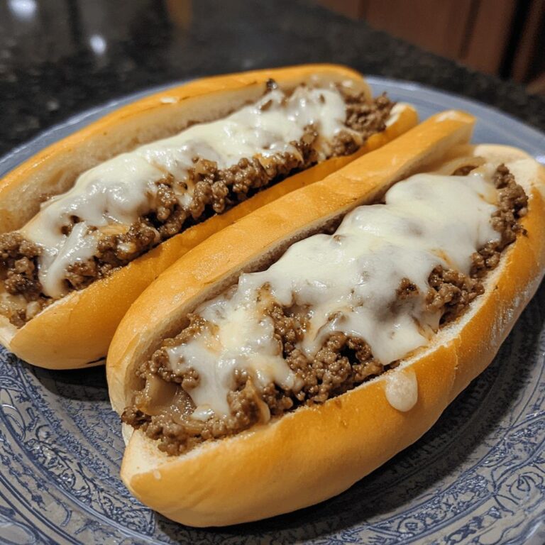 Philly Cheesesteaks with Ground Beef