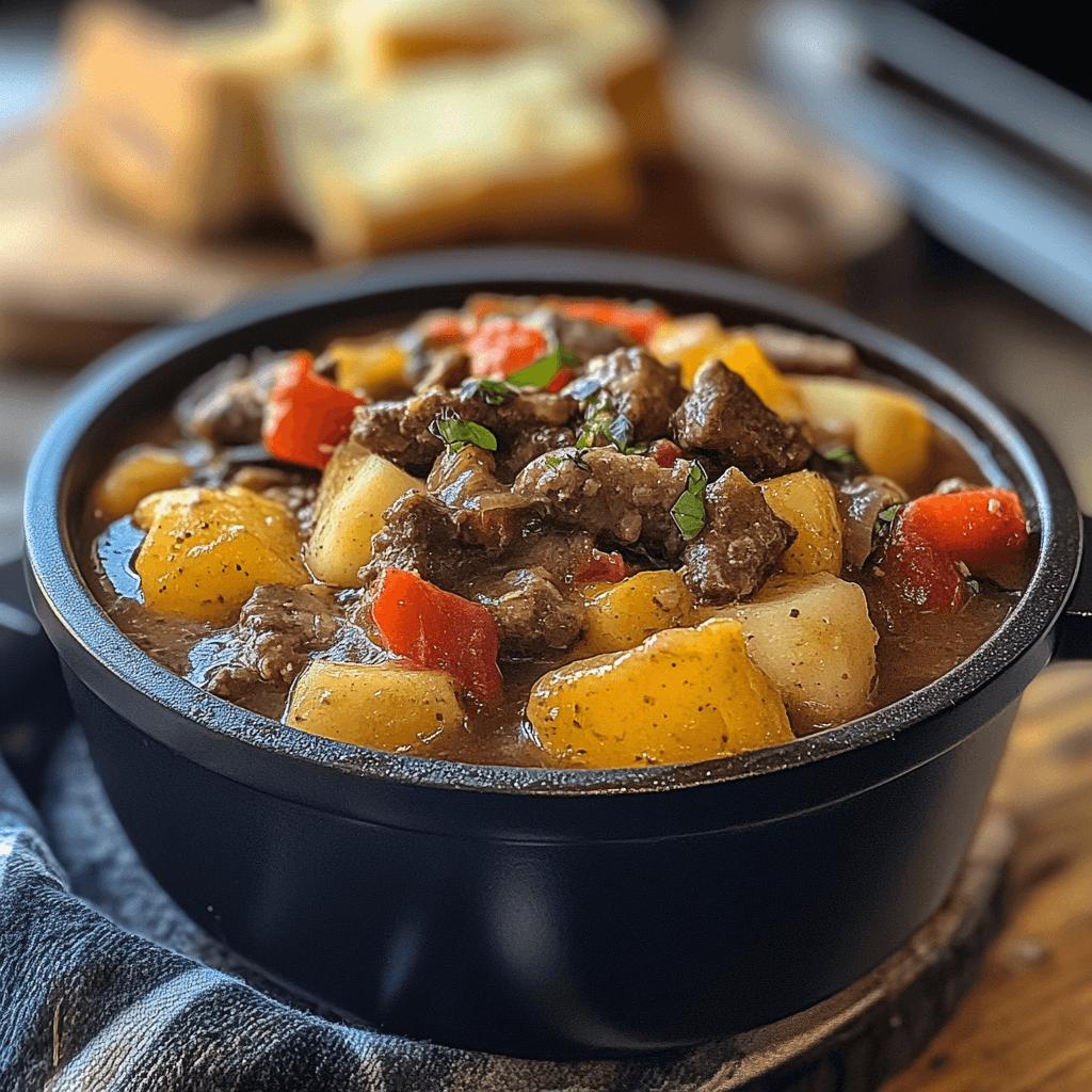 Savory Dutch Oven Beef Stew
