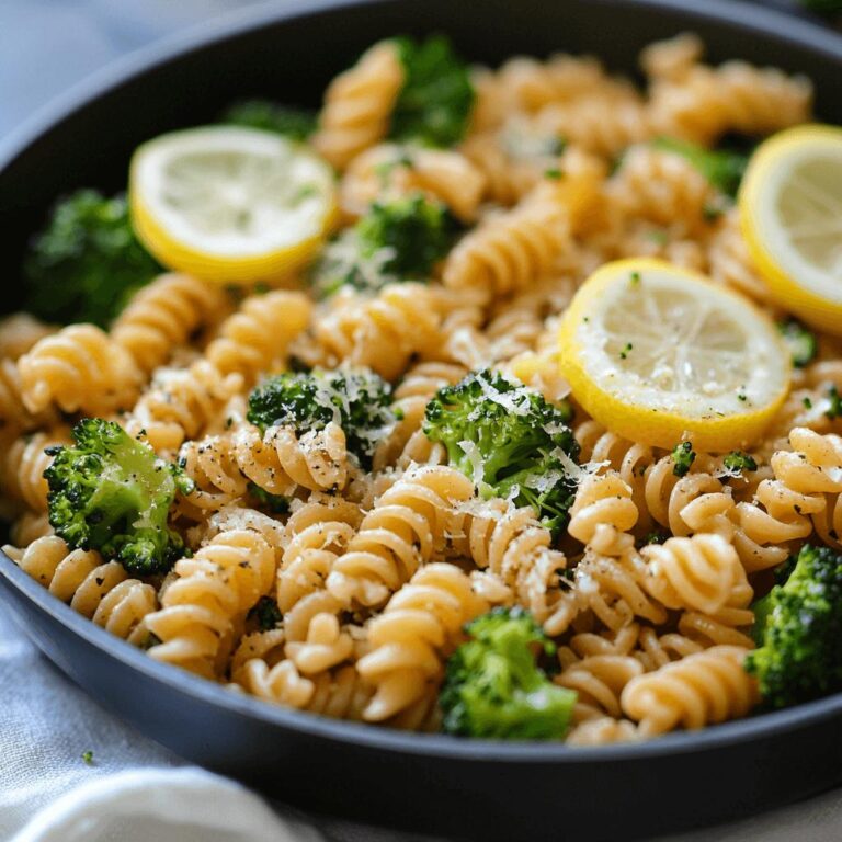 20-Minute Lemon Broccoli Pasta Skillet
