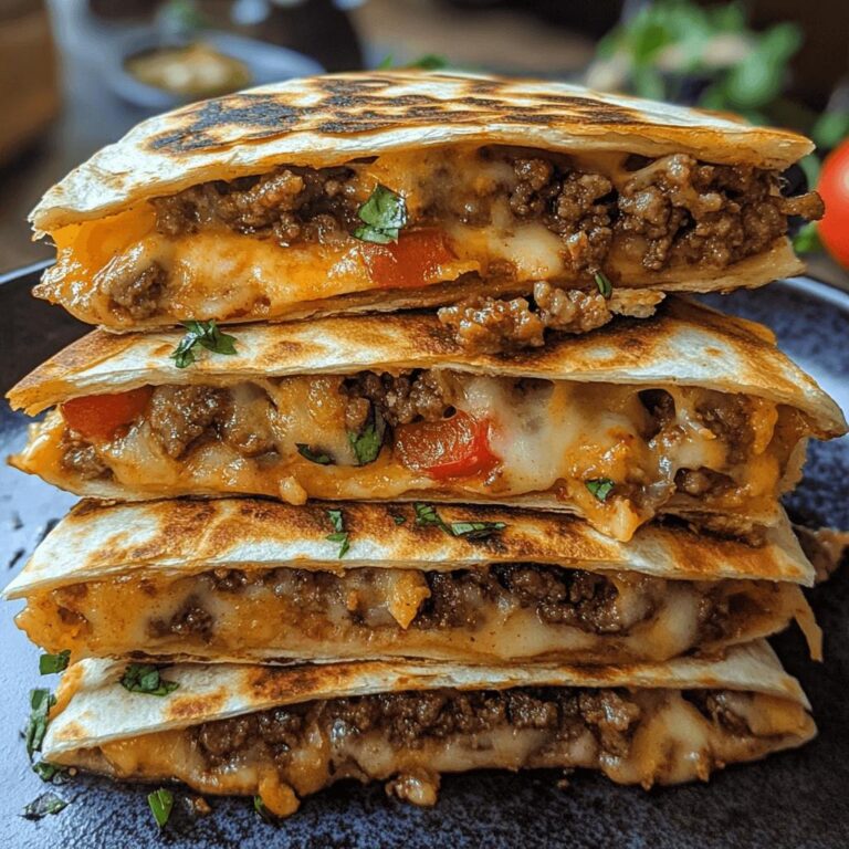 Burger Quesadillas