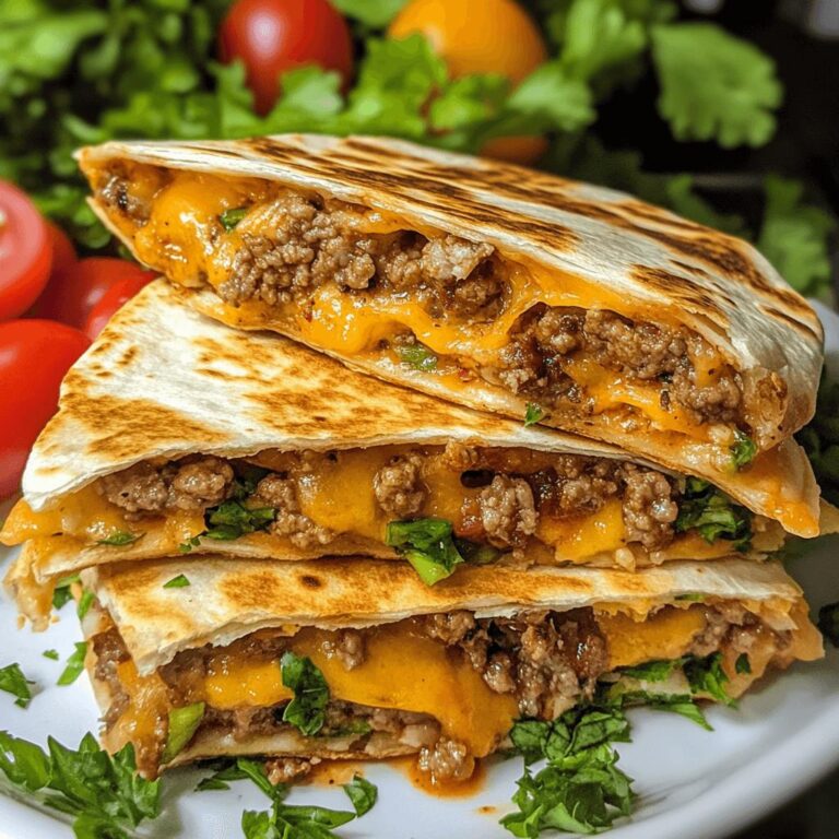 Cheeseburger Quesadillas