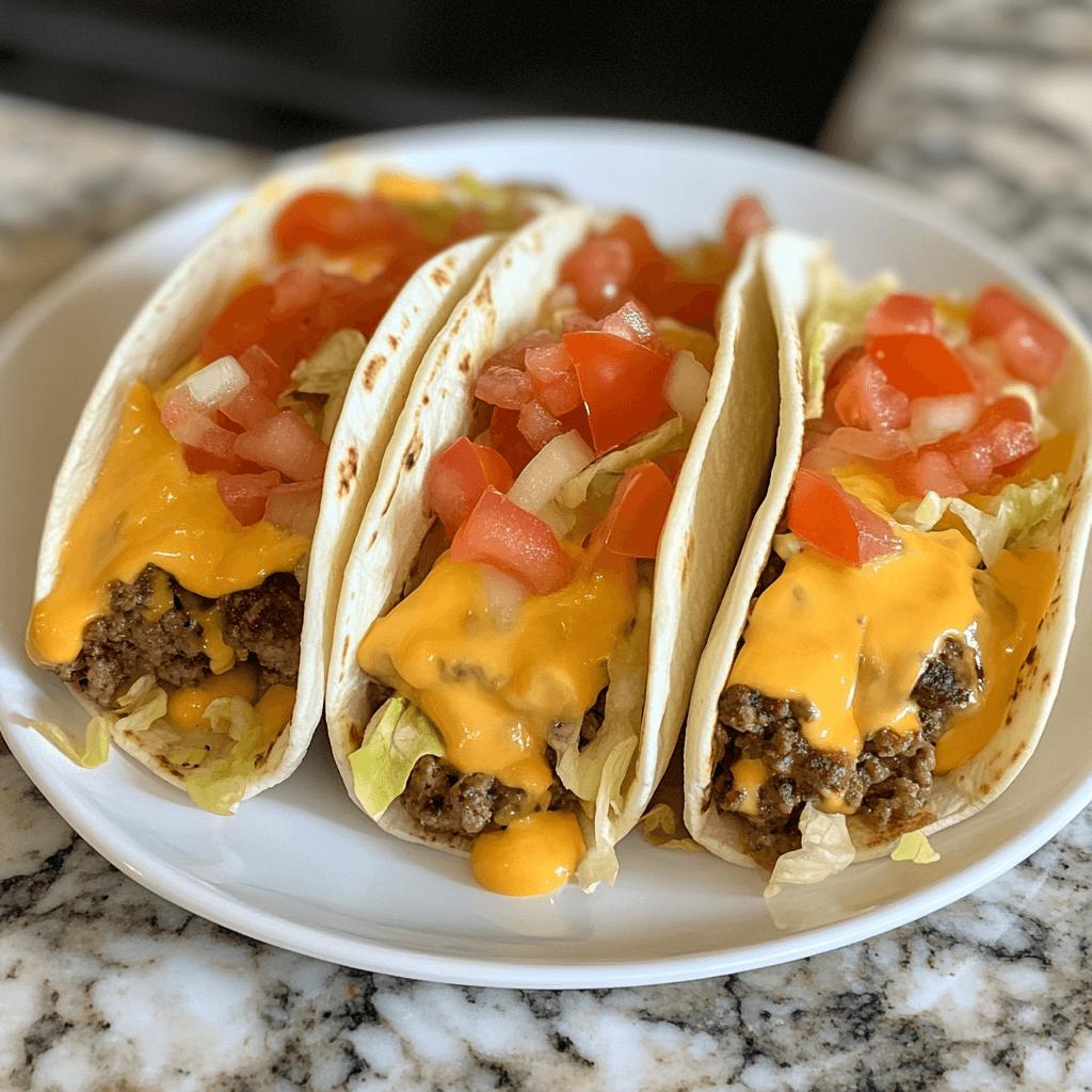 Cheeseburger Tacos