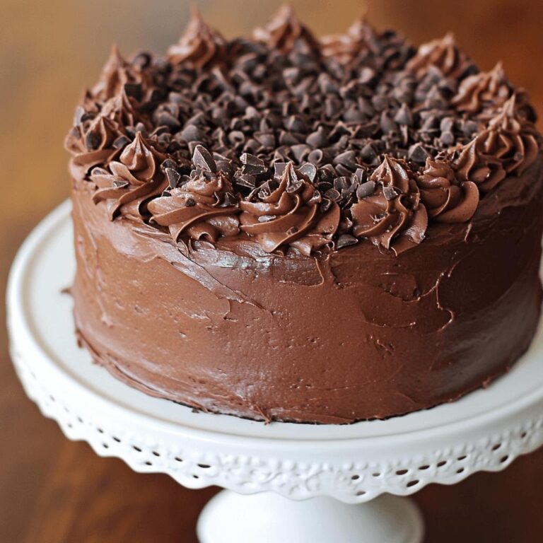 Double Chocolate Layer Cake