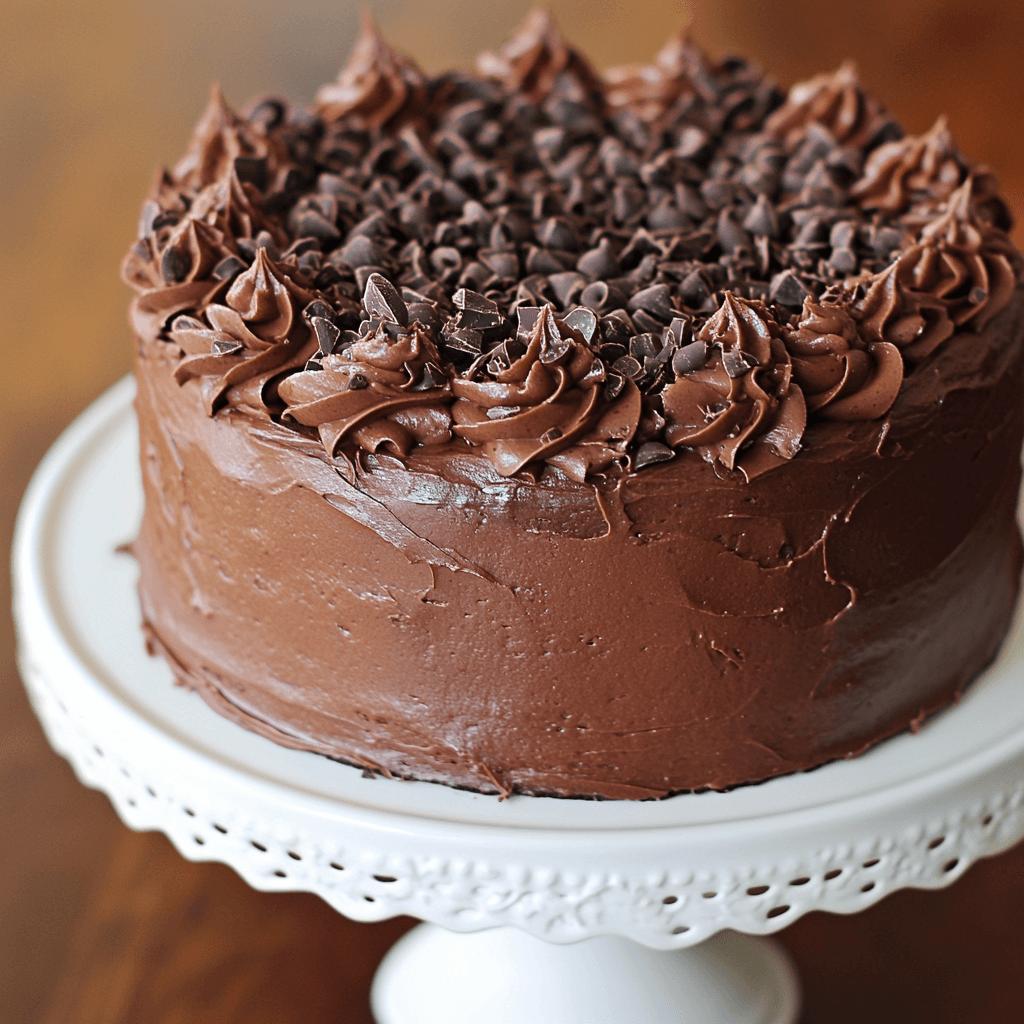 Double Chocolate Layer Cake