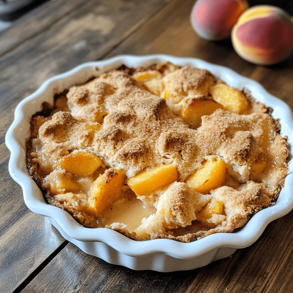 Fresh Peach Cobbler