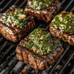 Grilled Steak with Chimichurri Sauce