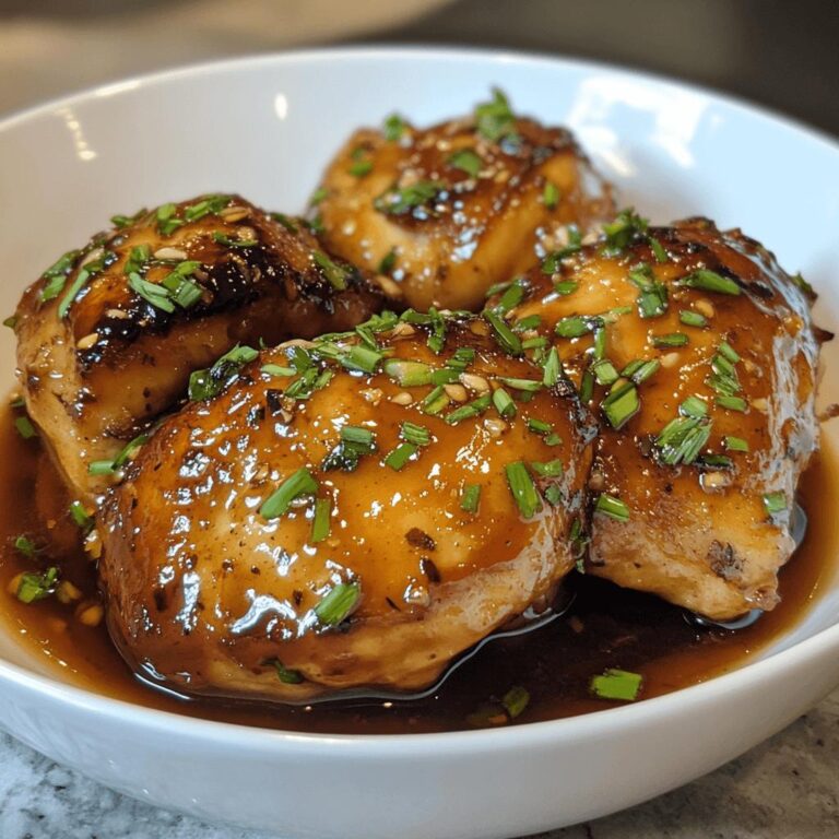 Honey Garlic Glazed Chicken