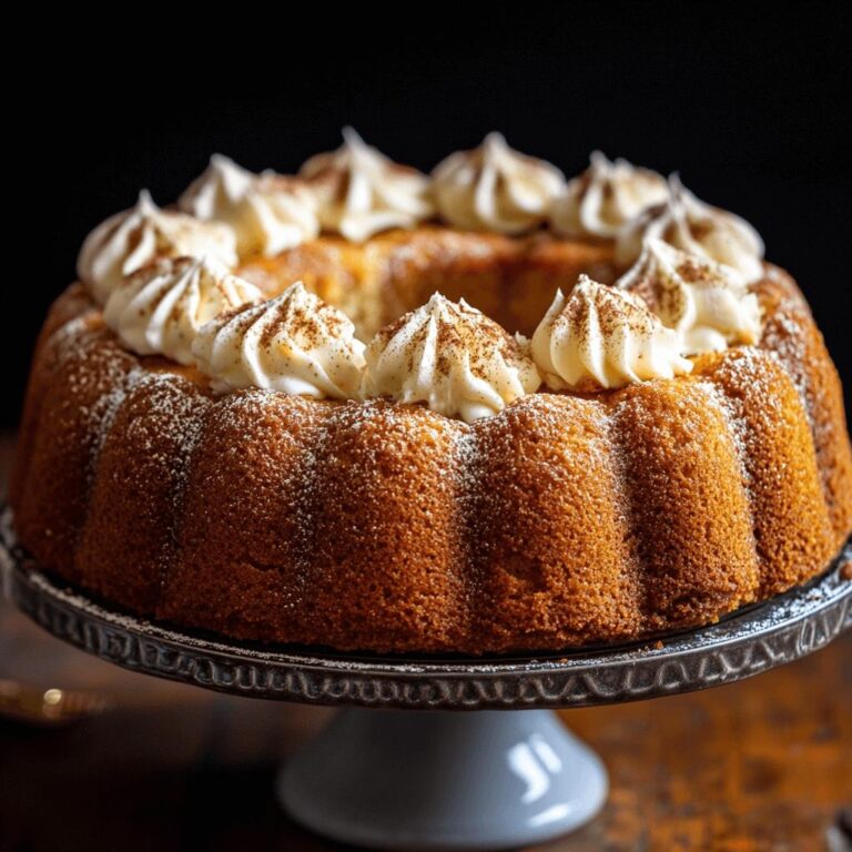 Hot Buttered Rum Cake