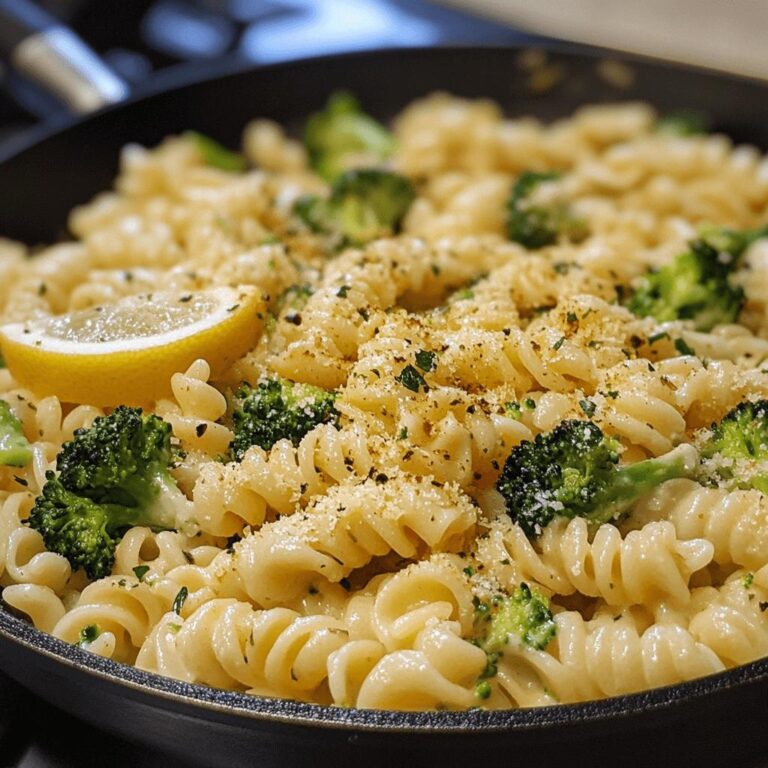 Lemon Broccoli Pasta Skillet