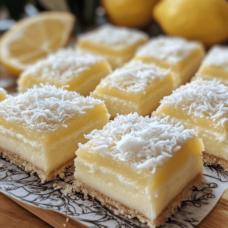 Lemon Coconut Slice