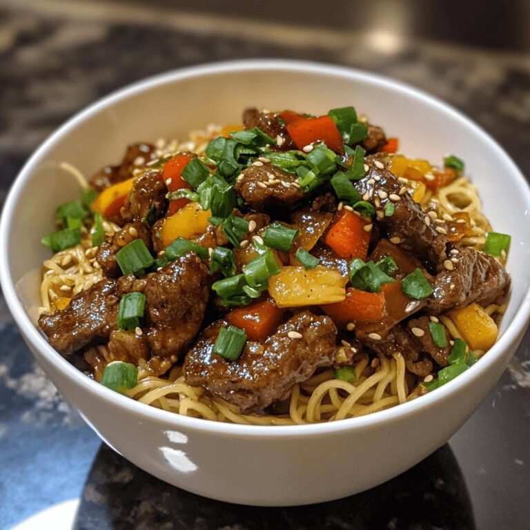 Mongolian Beef Noodle Bowls