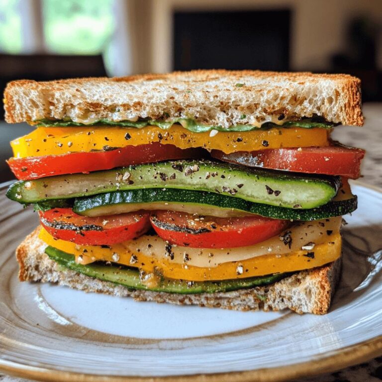 No Bread Veggie Sandwich