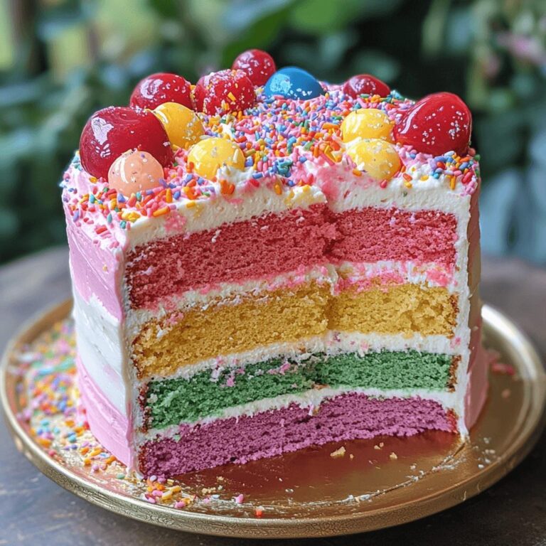 Rainbow Layer Cake