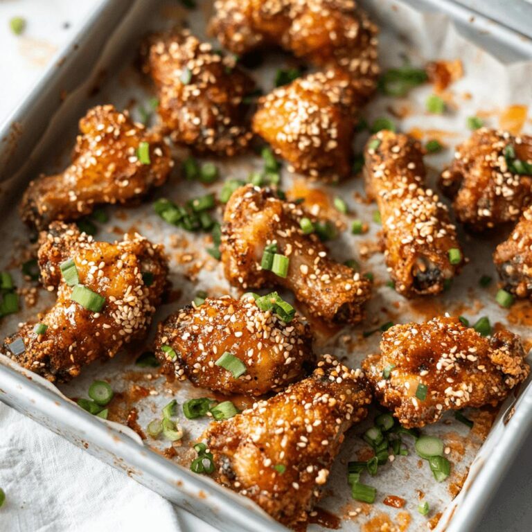 Sriracha Oven-Fried Chicken Wings
