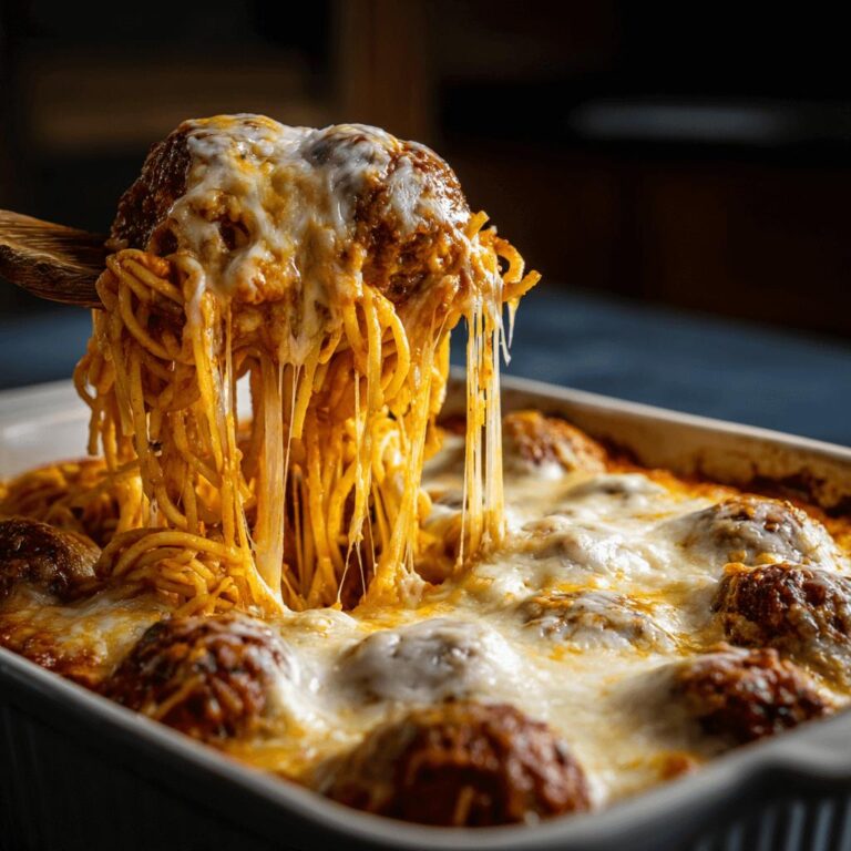 Baked Spaghetti with Meatballs
