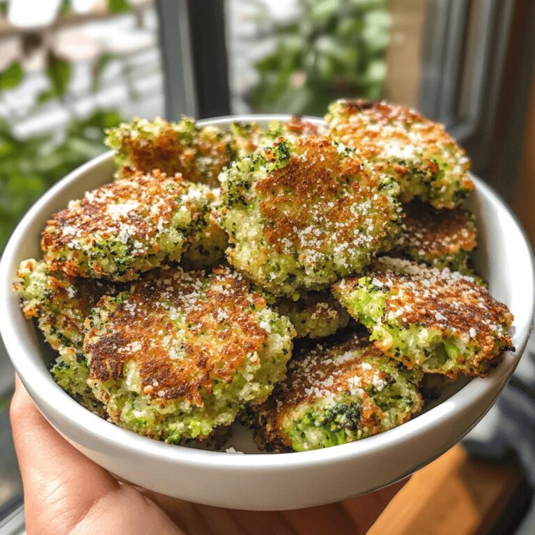 Broccoli Parmesan Fritters