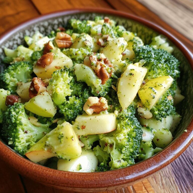 Broccoli Salad with Apple & Walnut