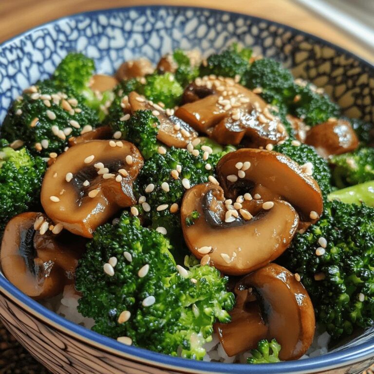 Broccoli and Mushroom Stir-Fry
