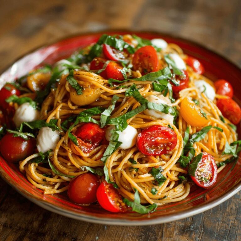 Caprese Spaghetti Salad
