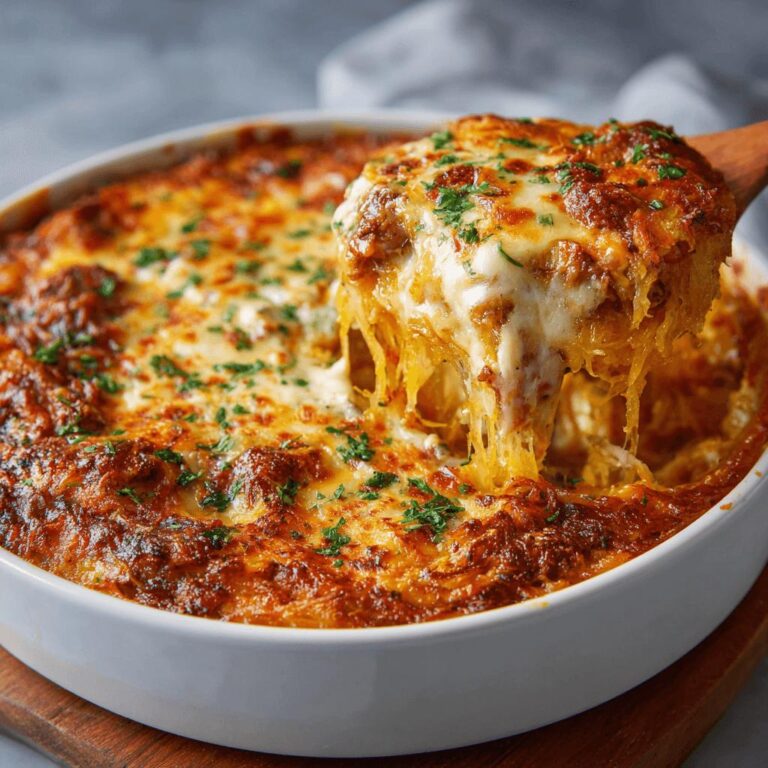 Cheesy Spaghetti Squash Bake