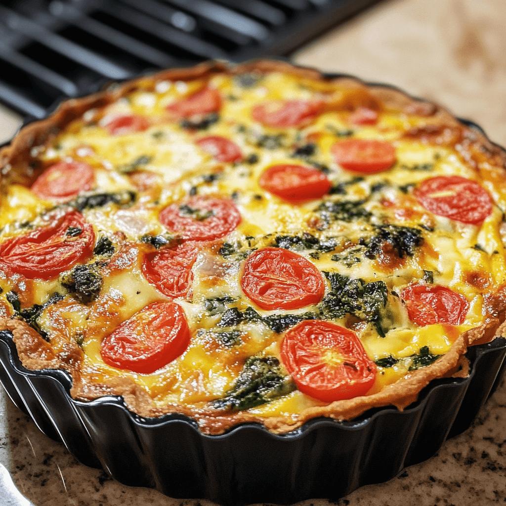 Crustless Quiche
