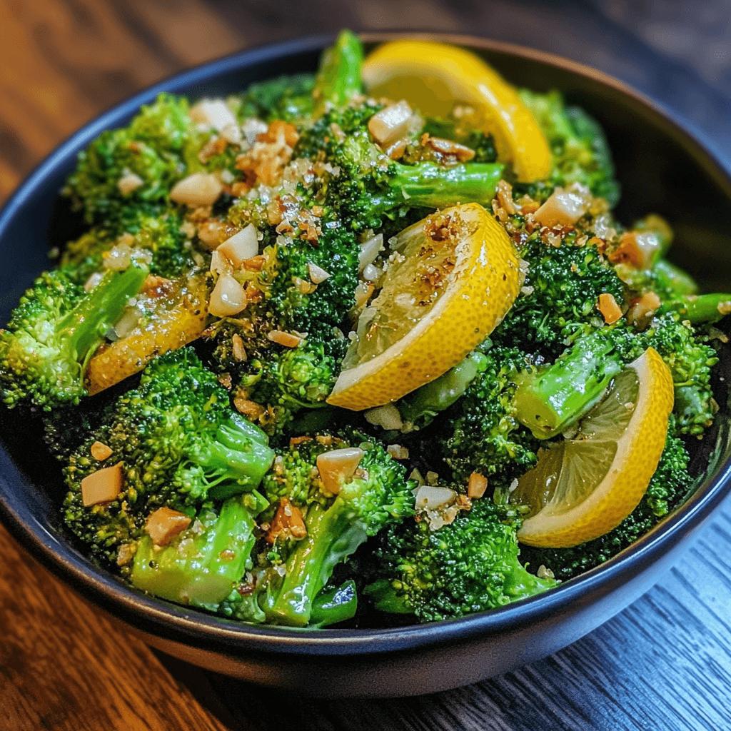 Garlic-Lemon Broccoli Salad