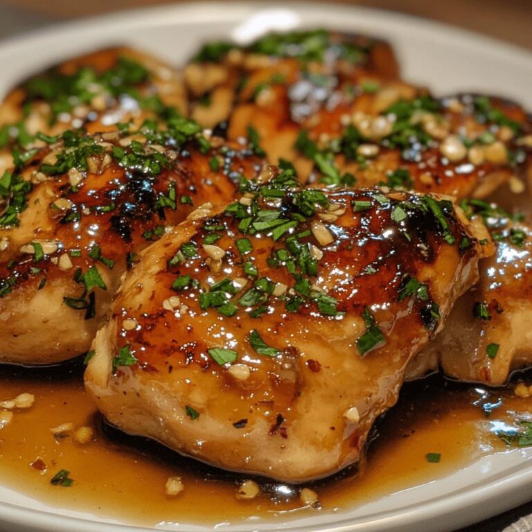 Honey Garlic Glazed Chicken