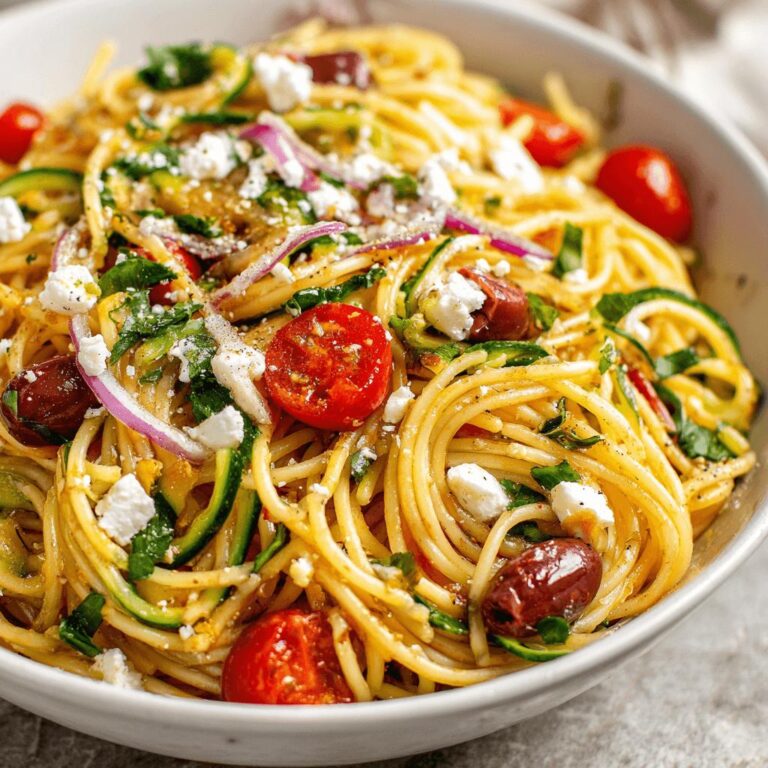 Mediterranean Spaghetti Salad