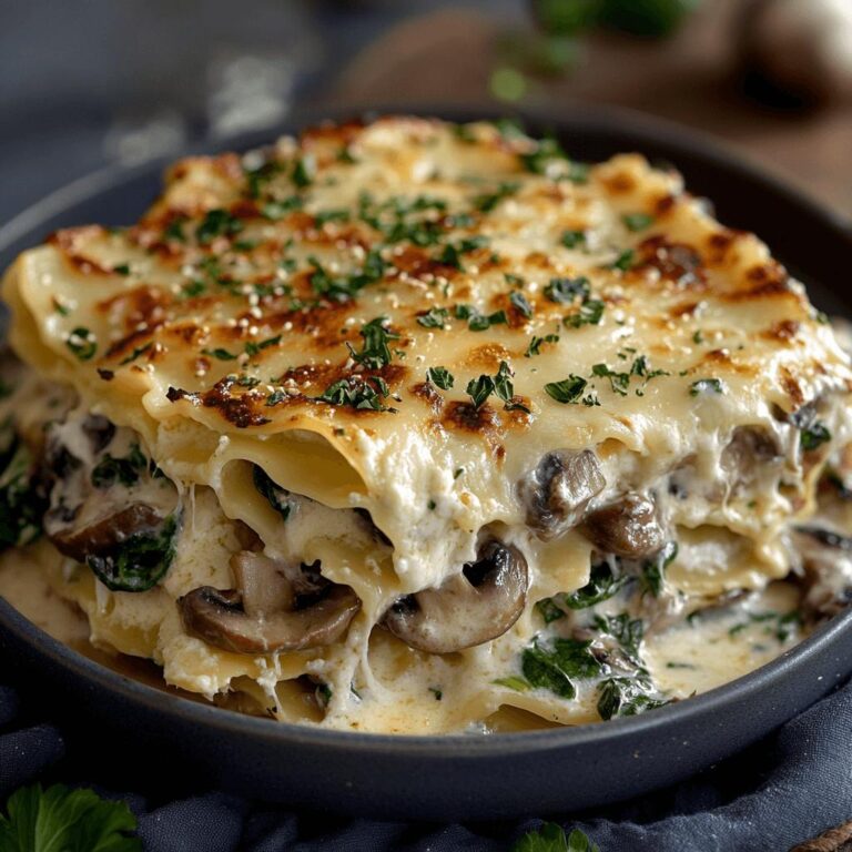 Mushroom and Spinach Lasagna