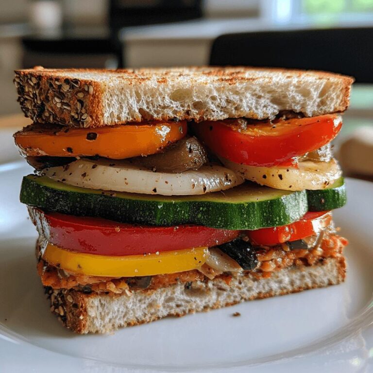 No Bread Veggie Sandwich