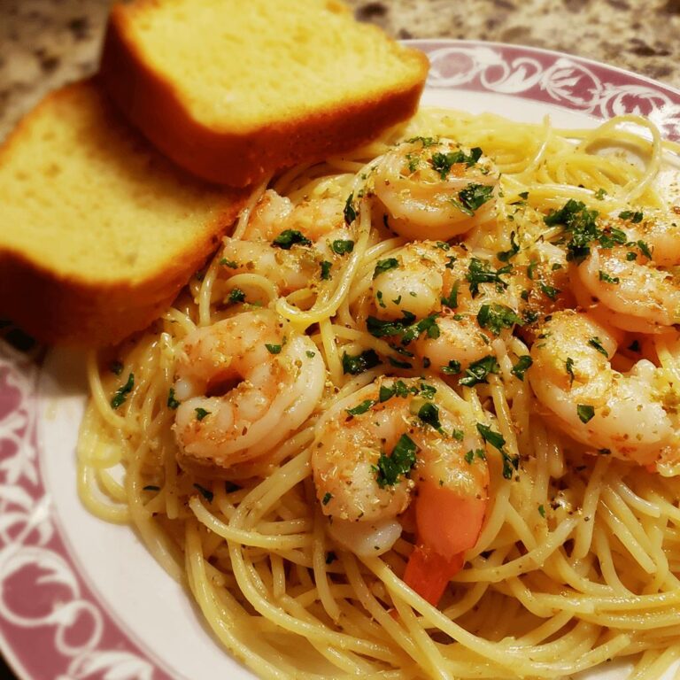 Shrimp Scampi Spaghetti
