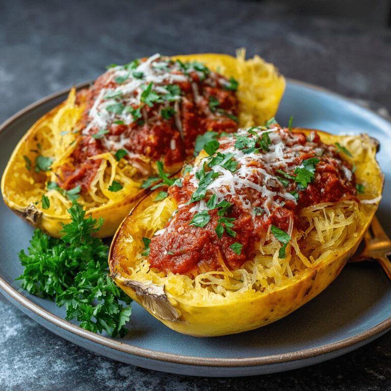 Slow Cooker Spaghetti Squash with Marinara