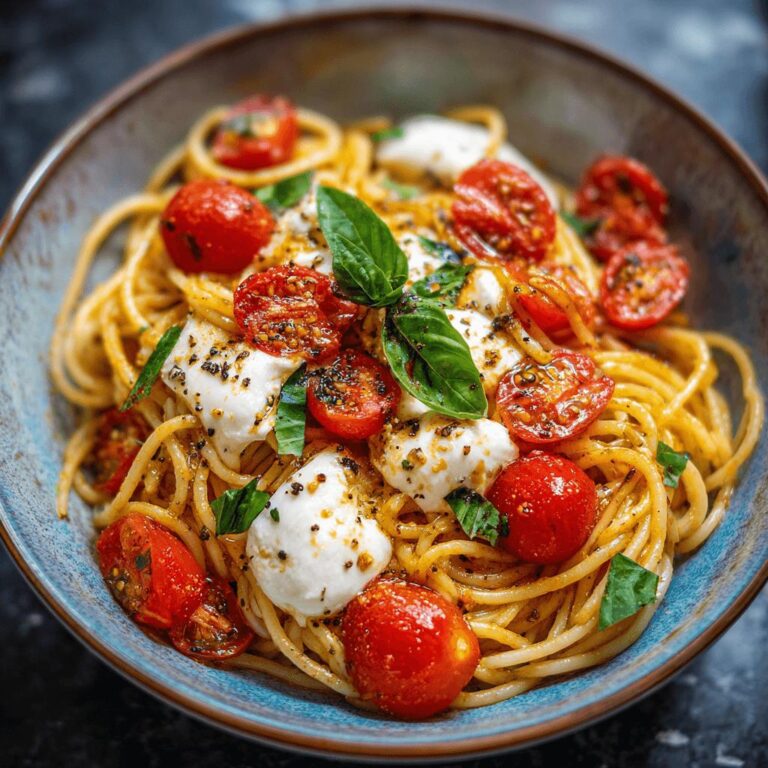 Spaghetti alla Caprese (with Mozzarella and Tomatoes)
