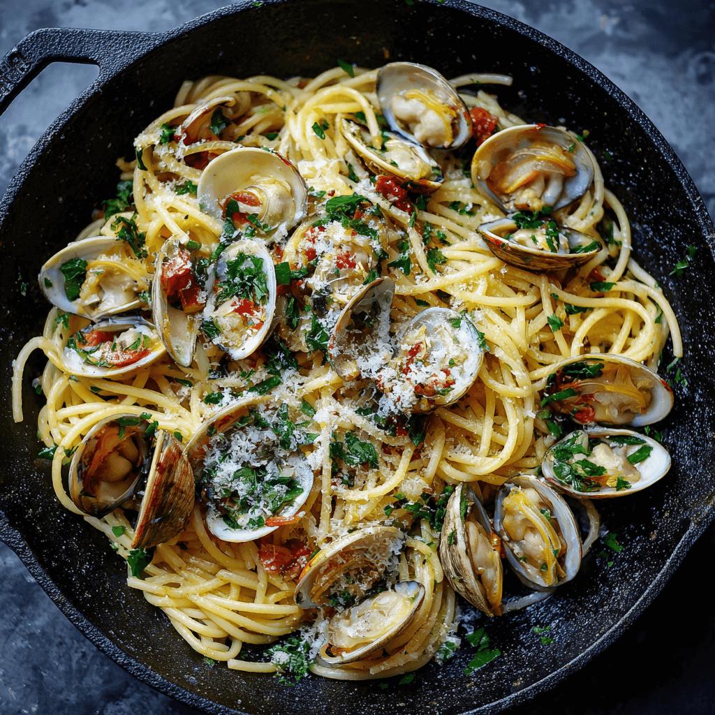 Spaghetti alle Vongole (with Clams)