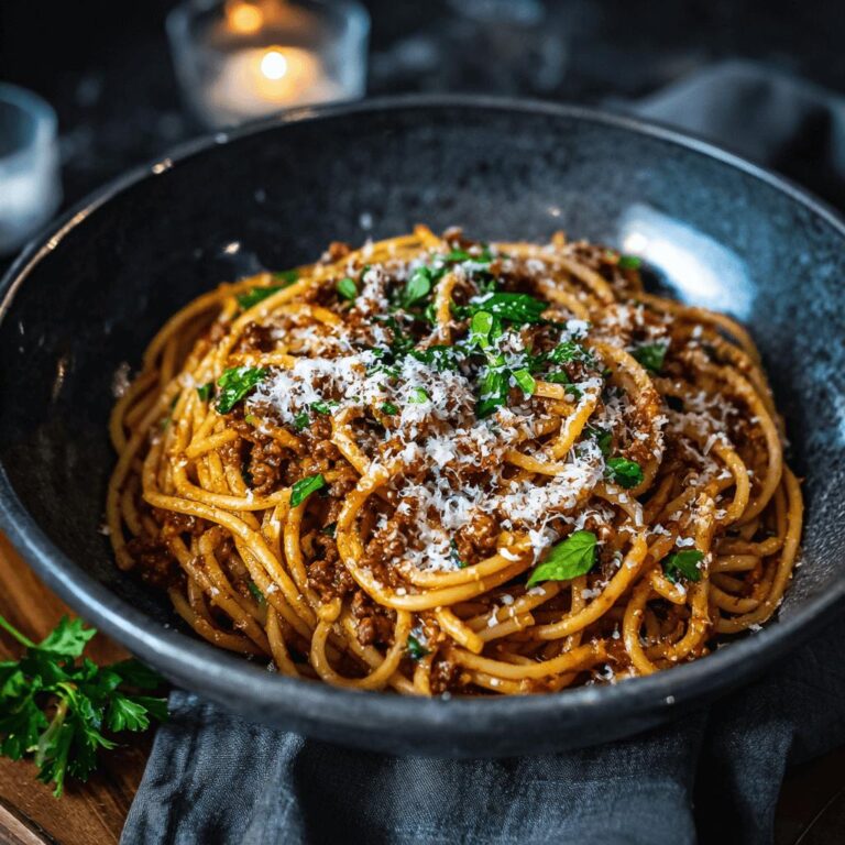 Spaghetti with Lamb Ragu