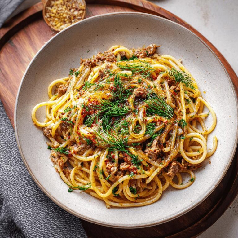 Spaghetti with Pork and Fennel