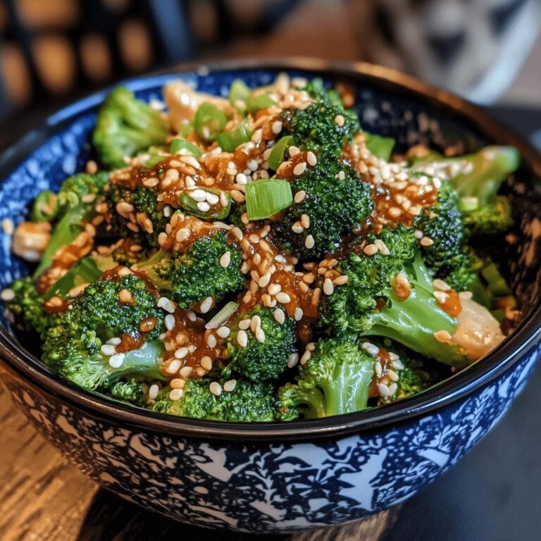 Spicy Chili Lime Miso Broccoli
