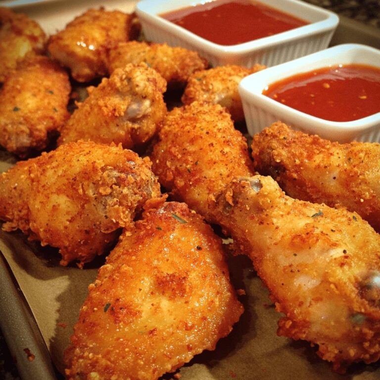 Sriracha Oven-Fried Chicken Wings