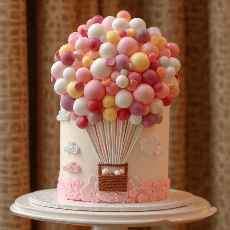 Balloon Party Surprise Cake