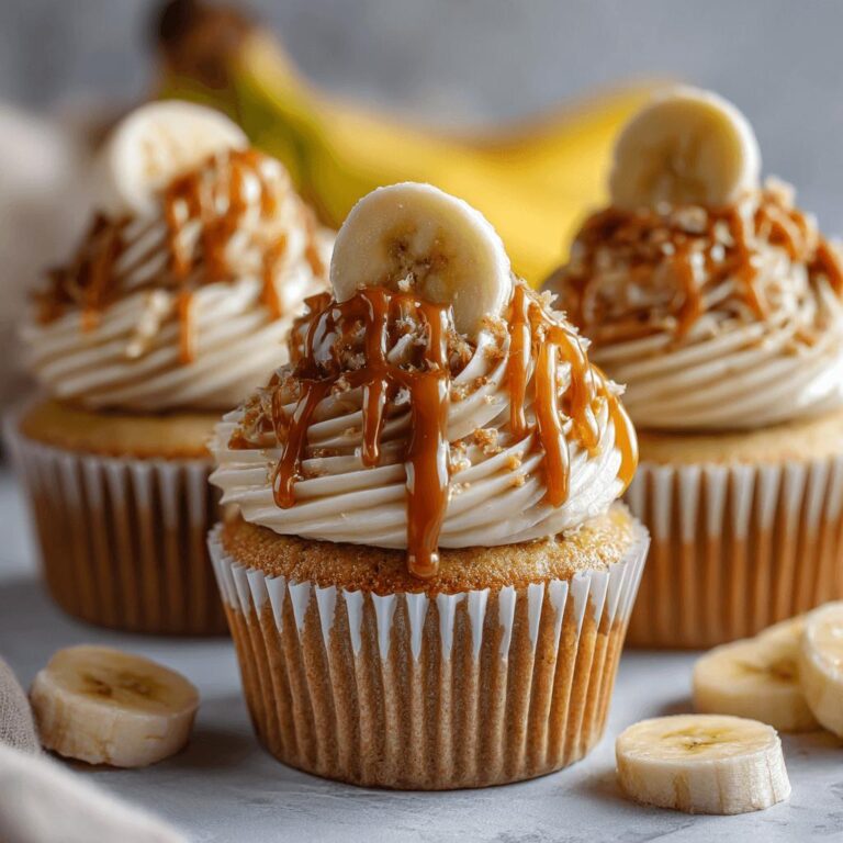 Banana Caramel Cupcakes