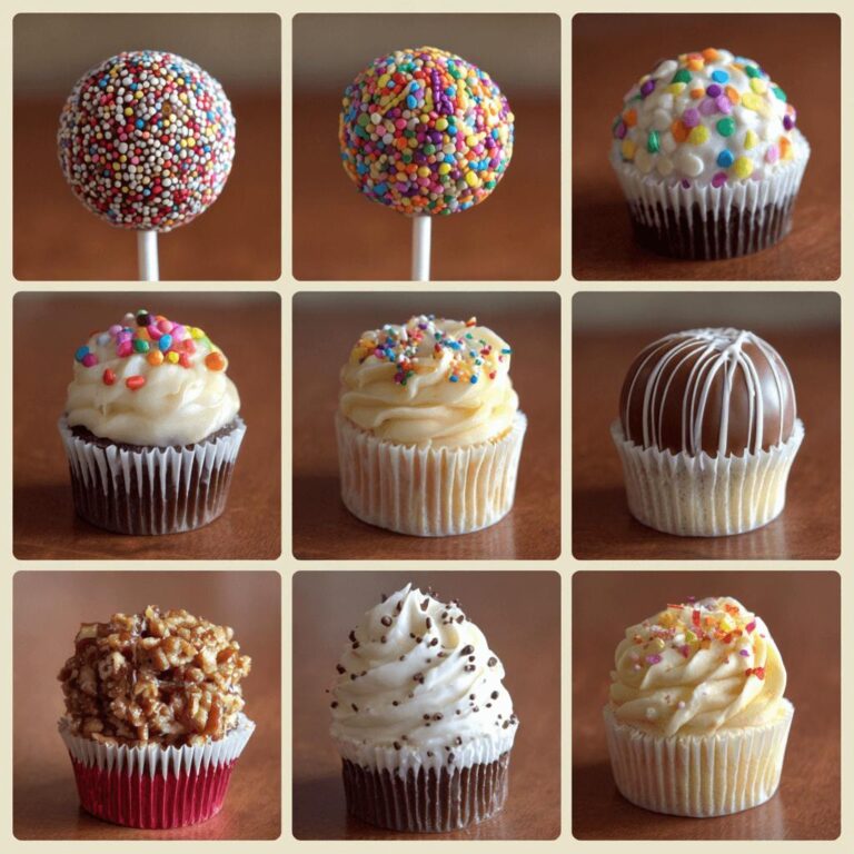 Birthday Cake Pop Cupcakes