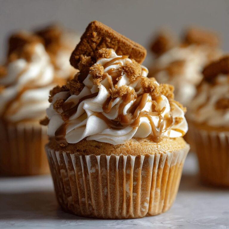 Biscoff Cookie Butter Cupcakes