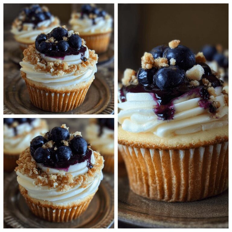 Blueberry Cheesecake Cupcakes
