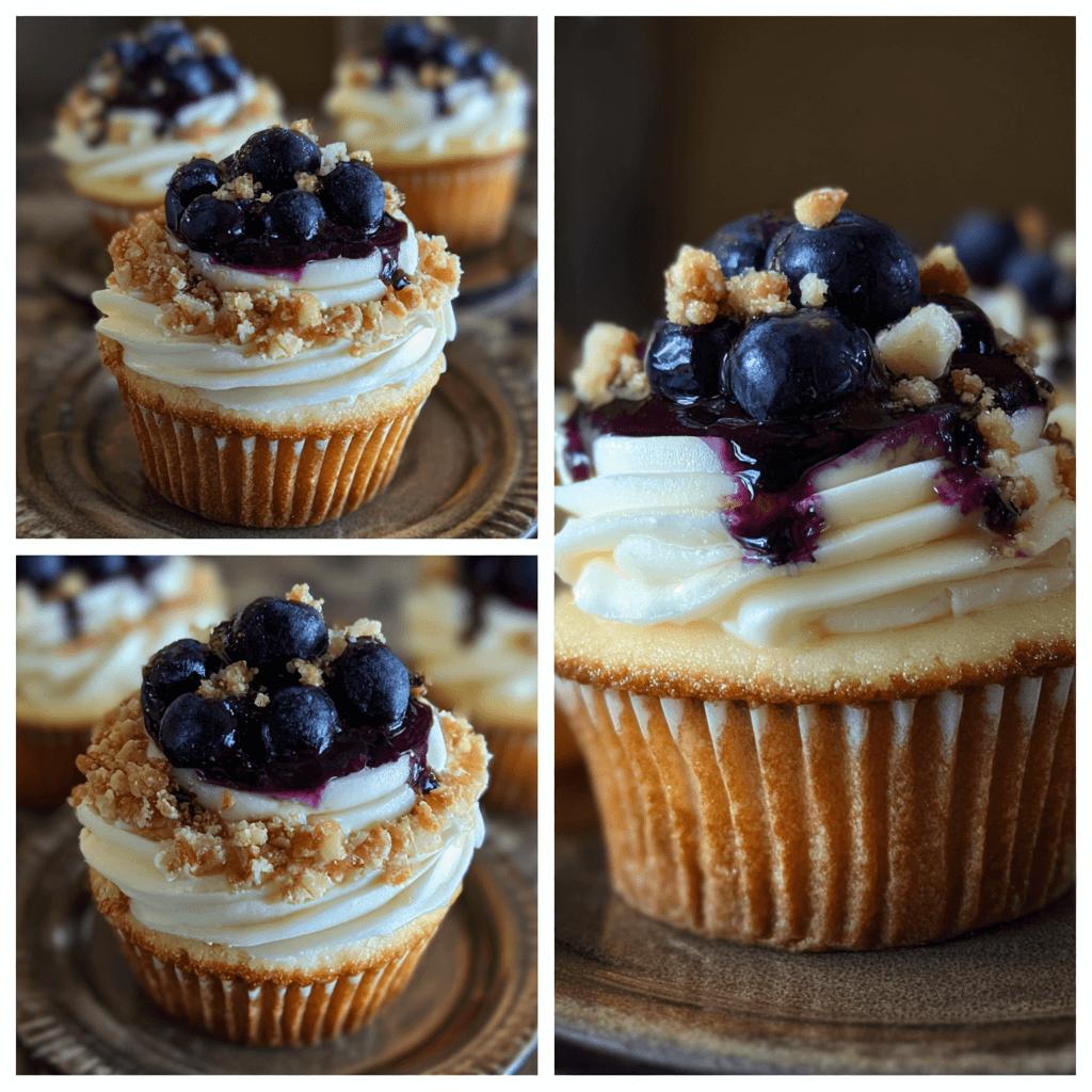 Blueberry Cheesecake Cupcakes