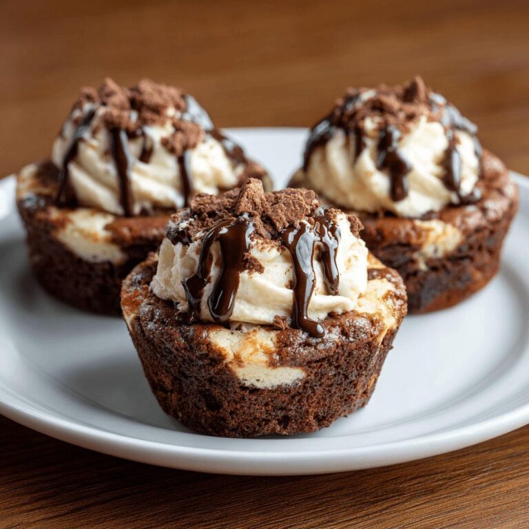 Brownie Bottom Cupcakes