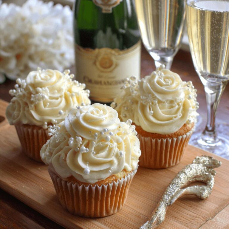 Champagne Celebration Cupcakes