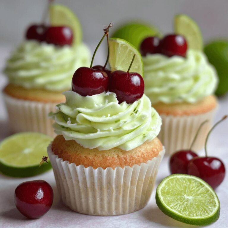 Cherry Limeade Cupcakes