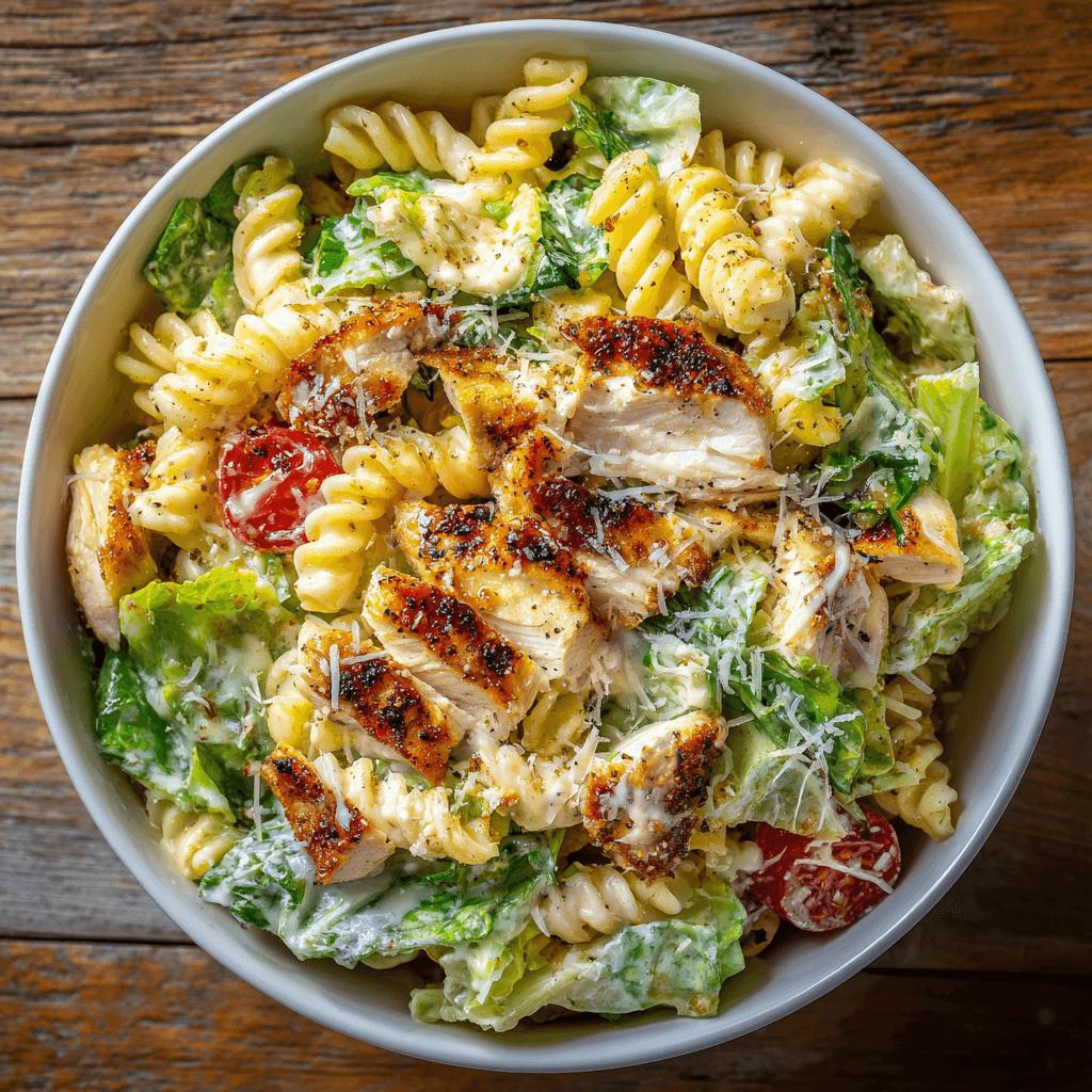 Chicken Caesar Pasta Salad