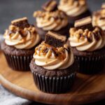 Chocolate Peanut Butter Cupcakes