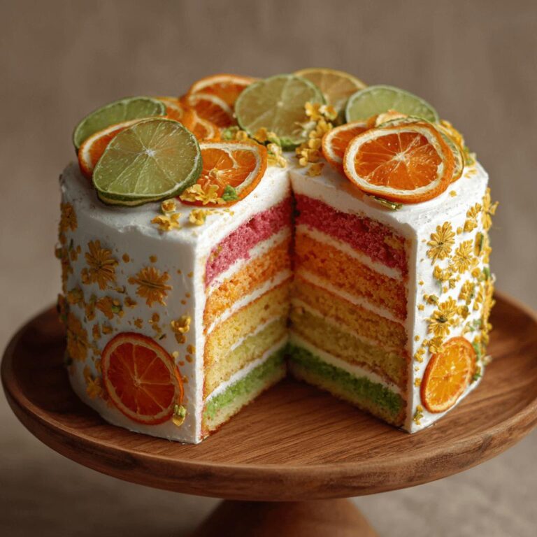 Citrus Rainbow Zest Cake